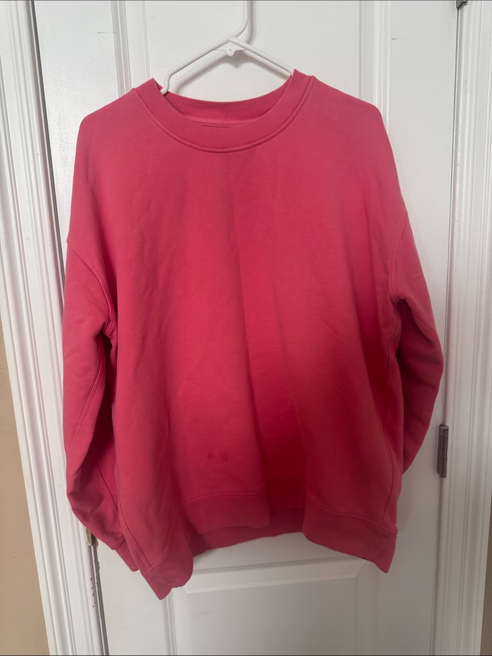 lululemon athletica Women's Crewneck Sweater - Coral Pink